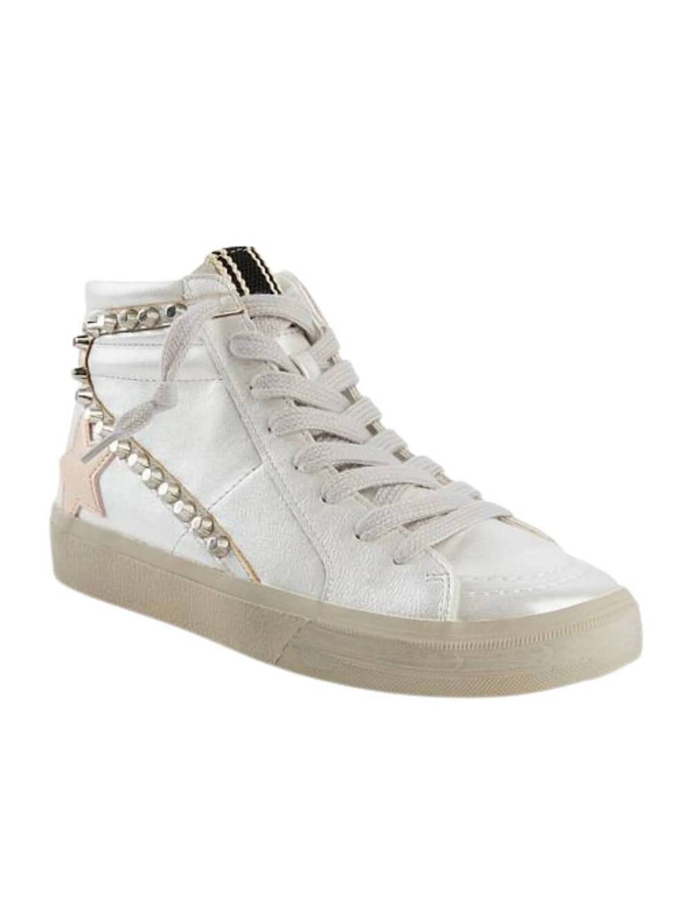 NEW SHU SHOP women's riri sneakers in silver